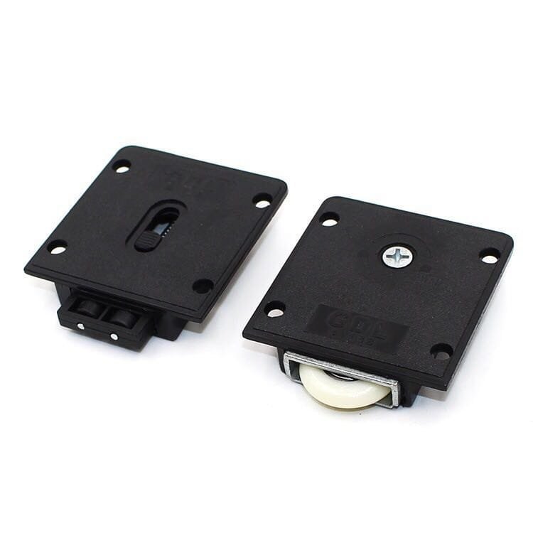 Metal Slide Wheel for Small Door – Black