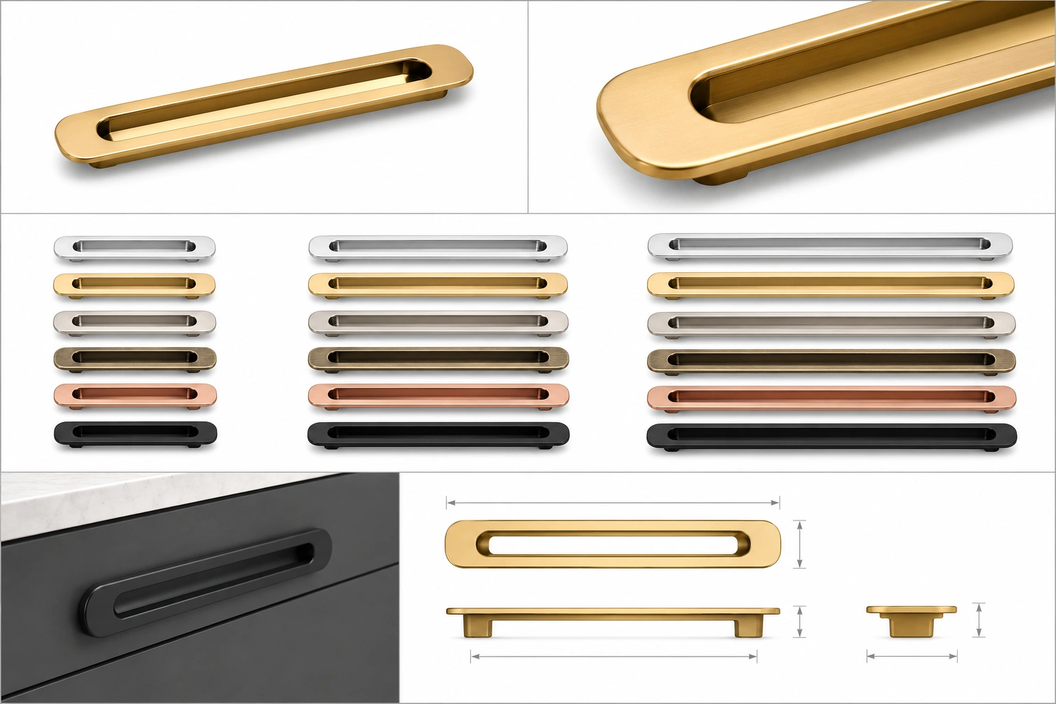 VM-17 Designer Cabinet Pull Handle