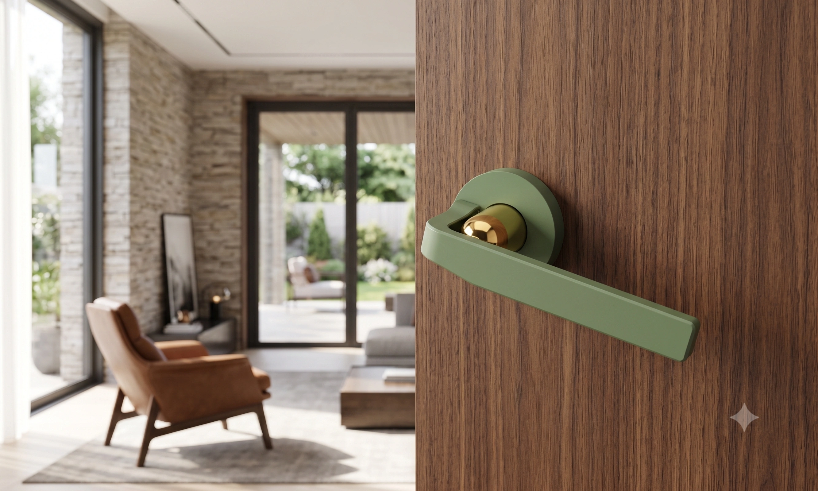 JSSE Elite Minimal Round-Collar Mortise Lever Handle image 3