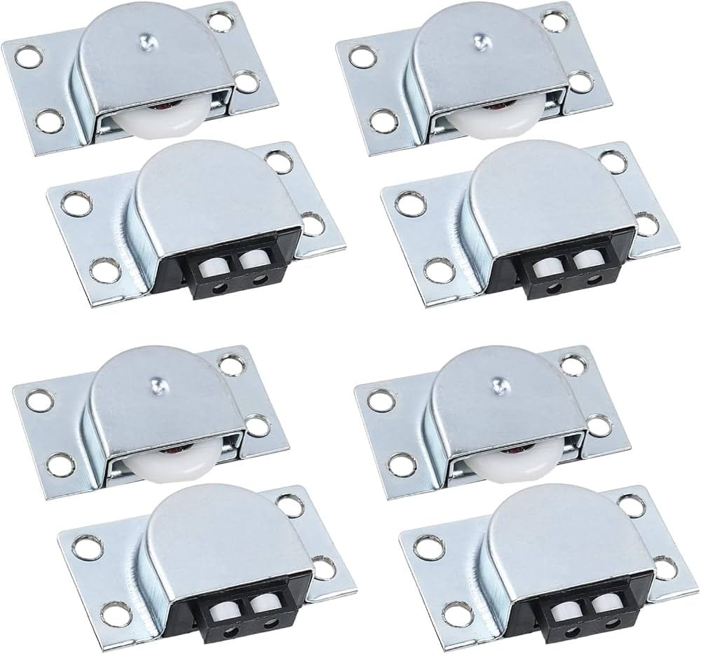 Door Sliding Wheel Kit – Zinc Finish, 25 kg Load Capacity