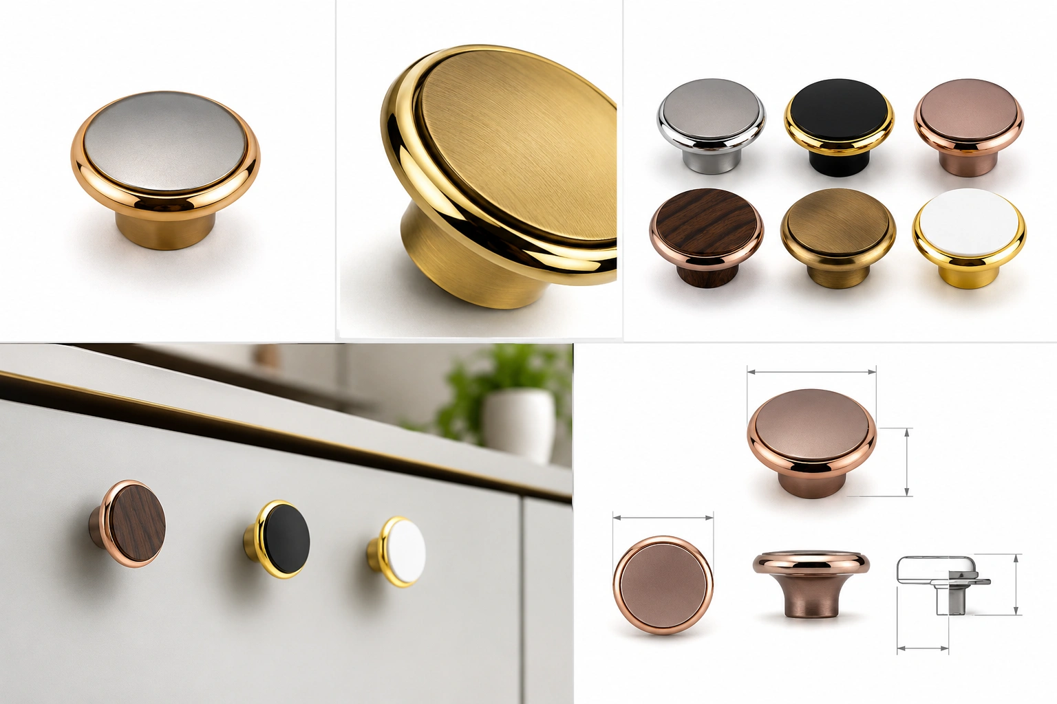 3-Pis Multi-Tone Designer Cabinet Handle image 4