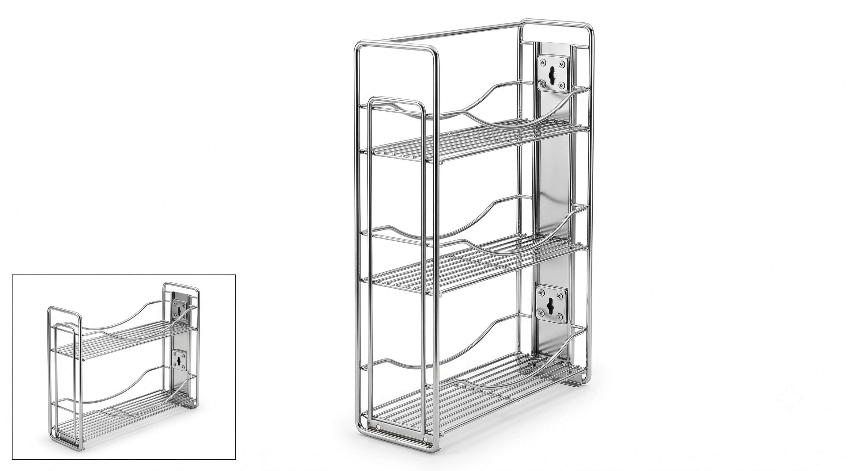 C-Bend 5 mm Bottle Pullout Basket image 4