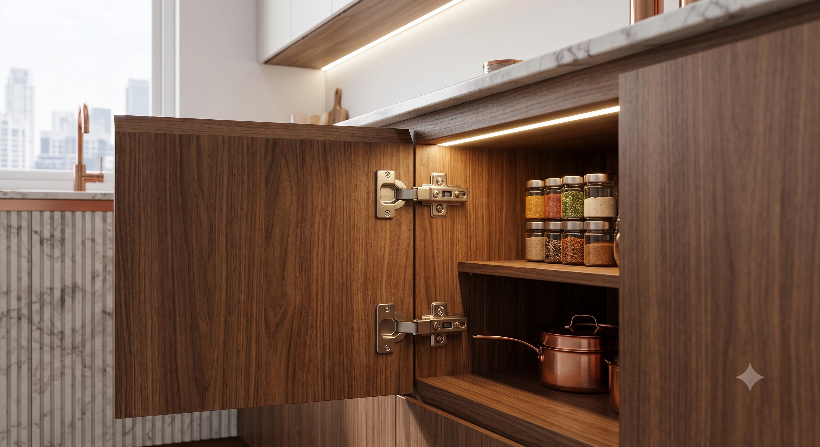 Premium Thick Door 2D Soft Close Clip-On Concealed Cabinet Hinge (40 mm Cup) | Mild Steel