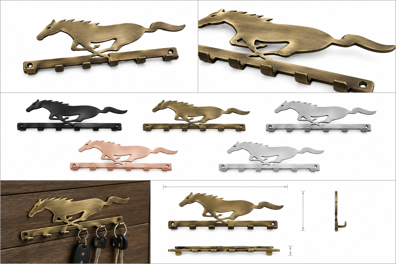 Horse Motif Decorative Cabinet Handle