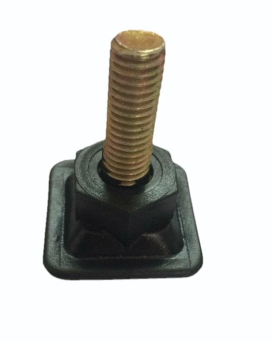 Lever Screw Square Bottom – MS + PVC Adjustable Furniture Leveler