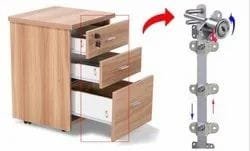 3 Drawer Pedestal Lock – Iron / Zinc