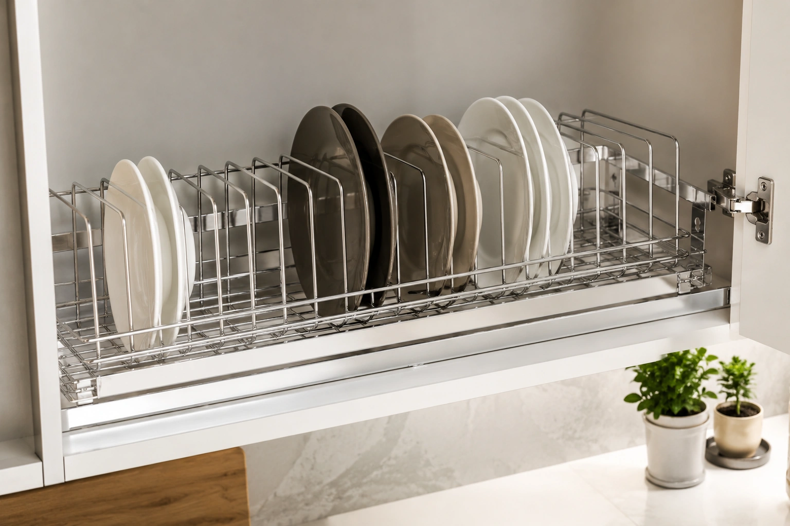 Lirio Crockery Partition Rack