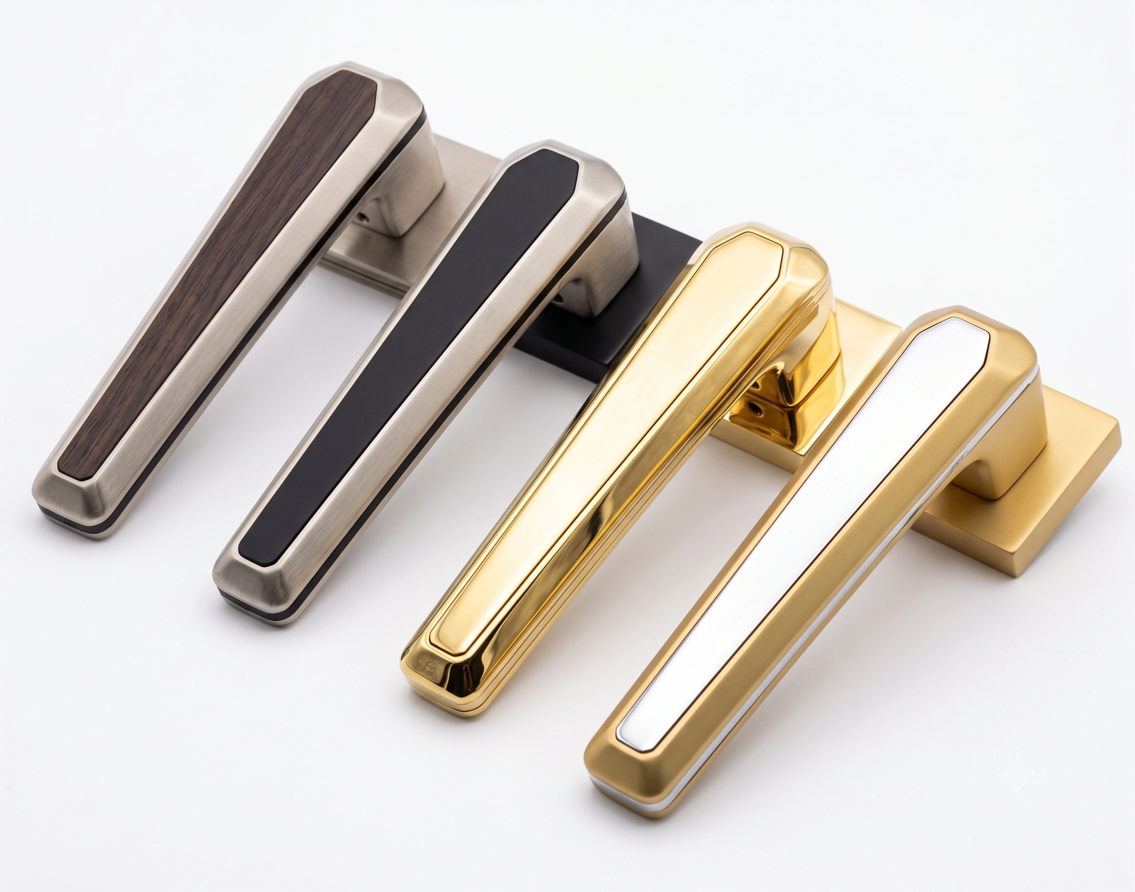 JSSE Elite Faceted Timber-Inlay Mortise Lever Handle image 3