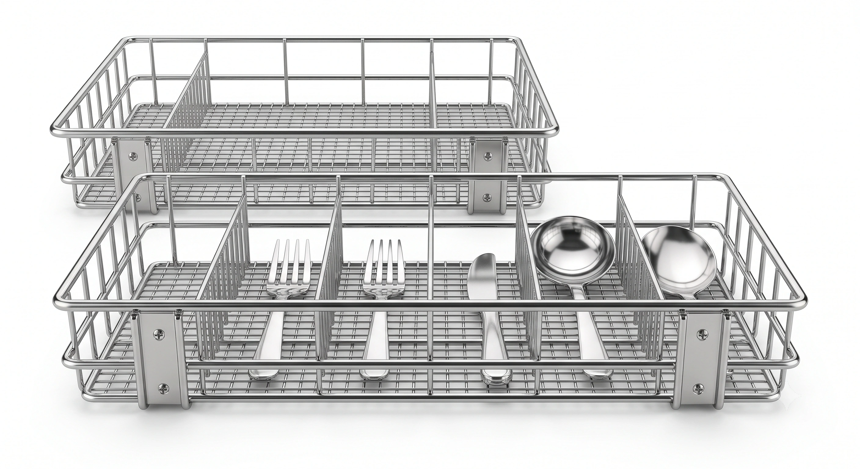 Pearl 4 mm Box-Type Cutlery Basket image 2