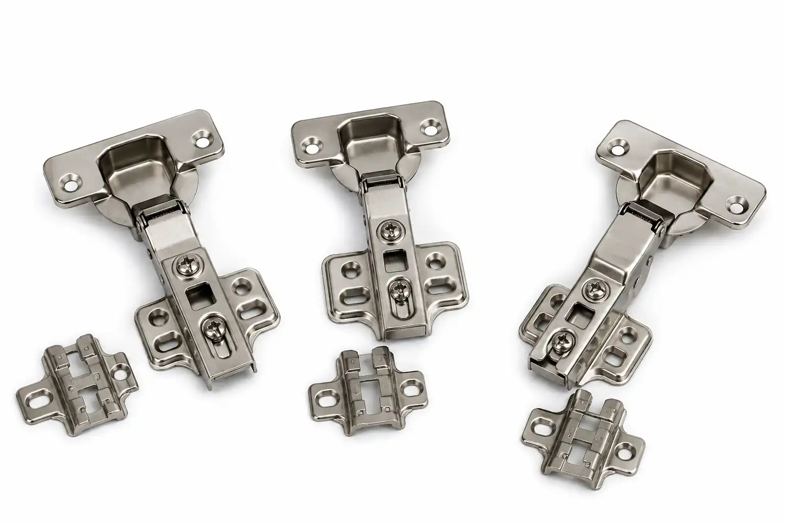 Premium MS Cabinet Hinge (100 Gram) | Normal Basic | 0°, 8°, 15° Crank