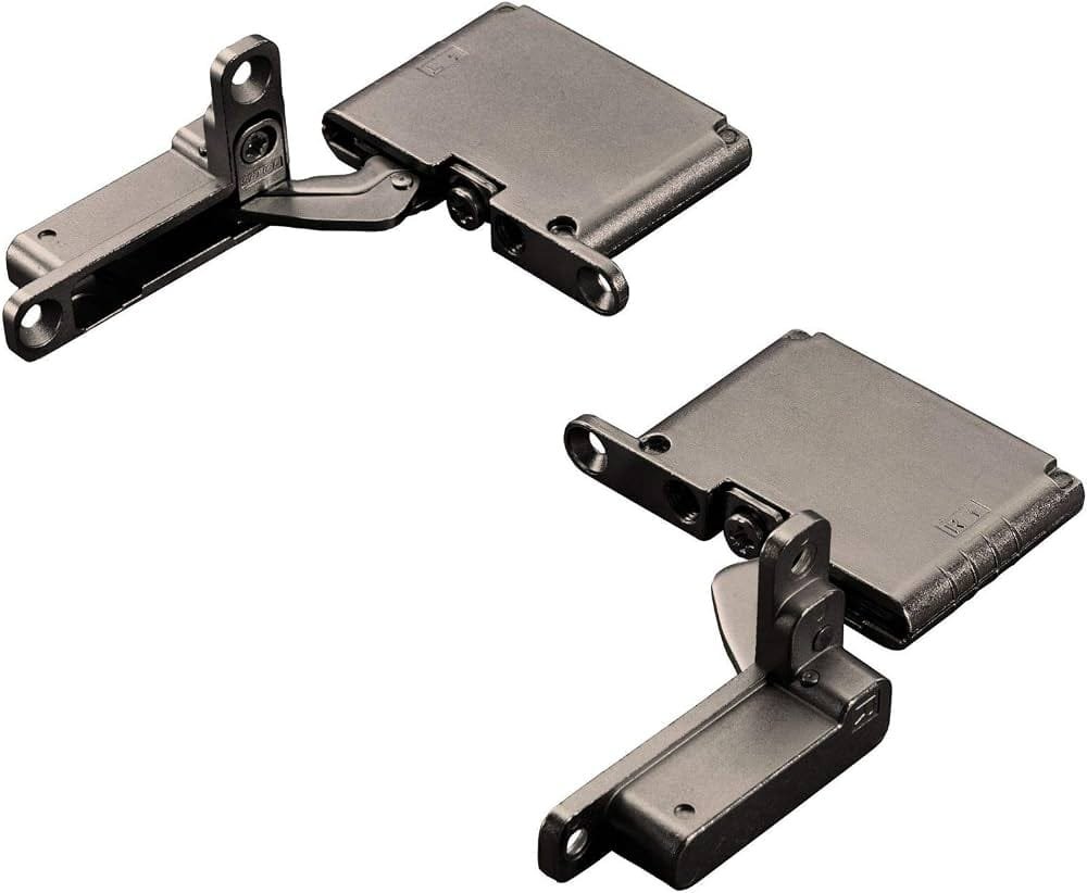 3D Black Air Hinge with Screws – 25 KG / 30 KG