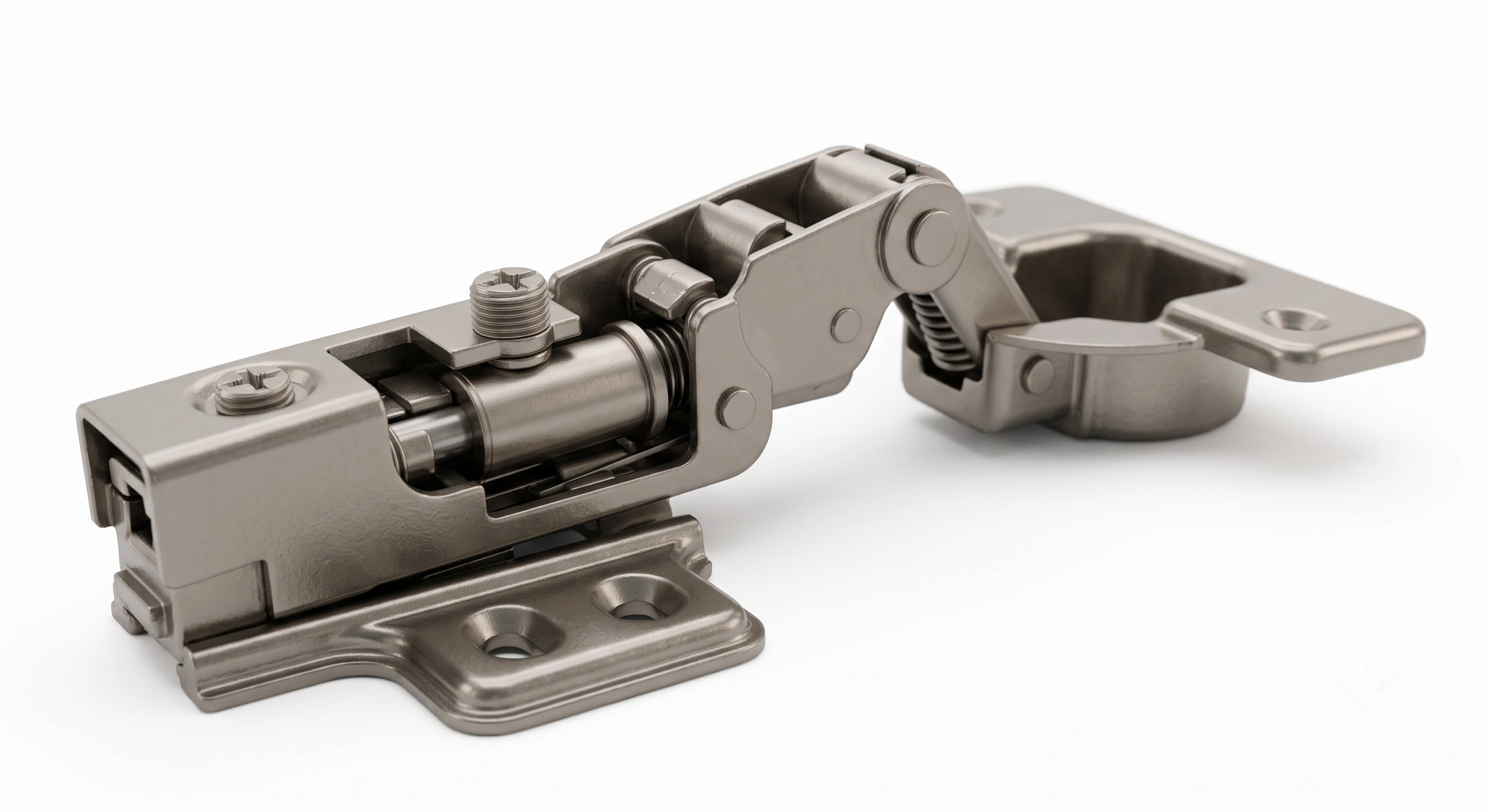 Premium 3D 165° Soft Close Clip-On Concealed Cabinet Hinge (365 Gram) | Hydraulic | Mild Steel