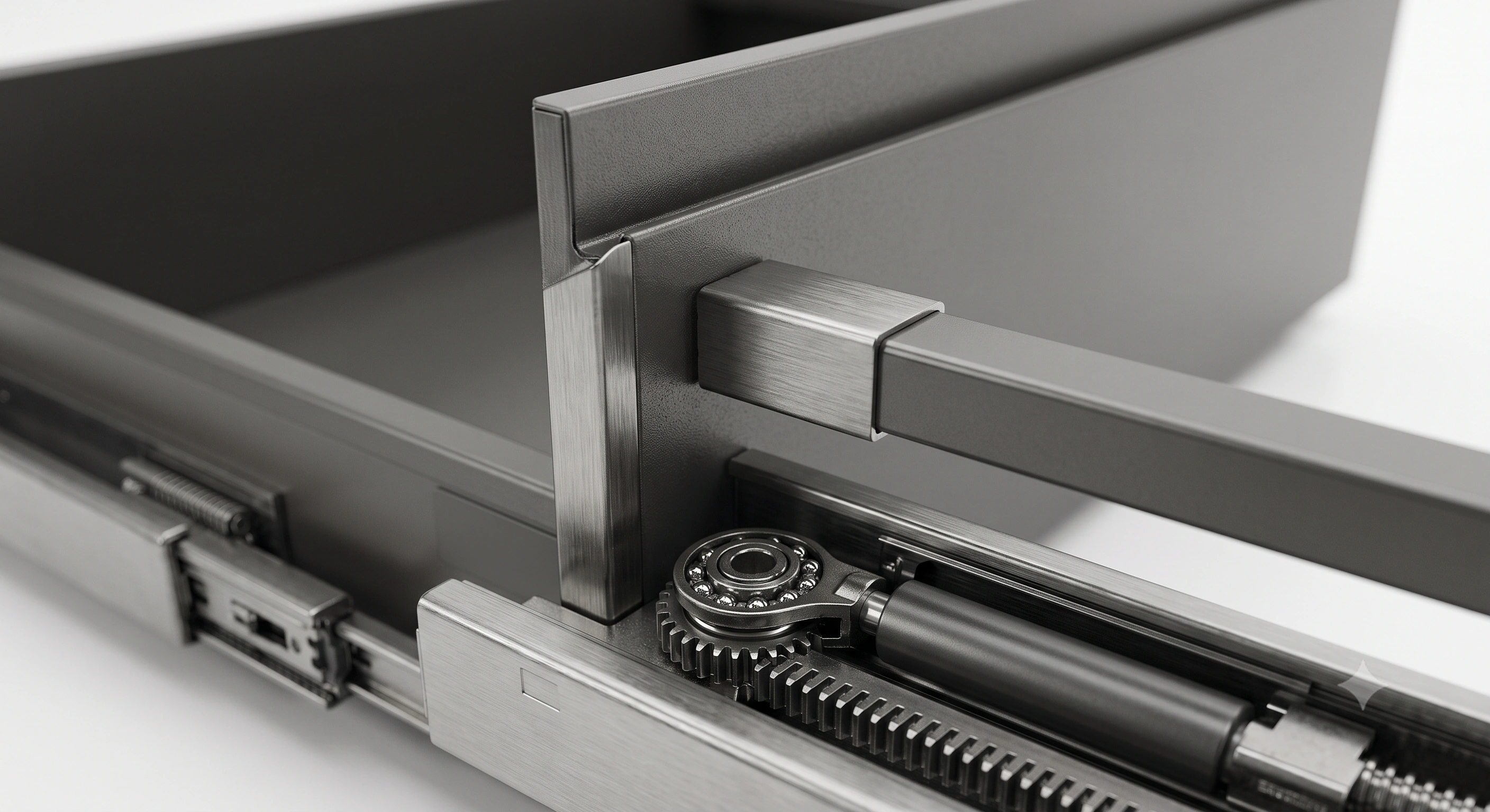 Premium Kitchen Tandem Box with Single Square Gallery – Innotech Series (Soft Close)