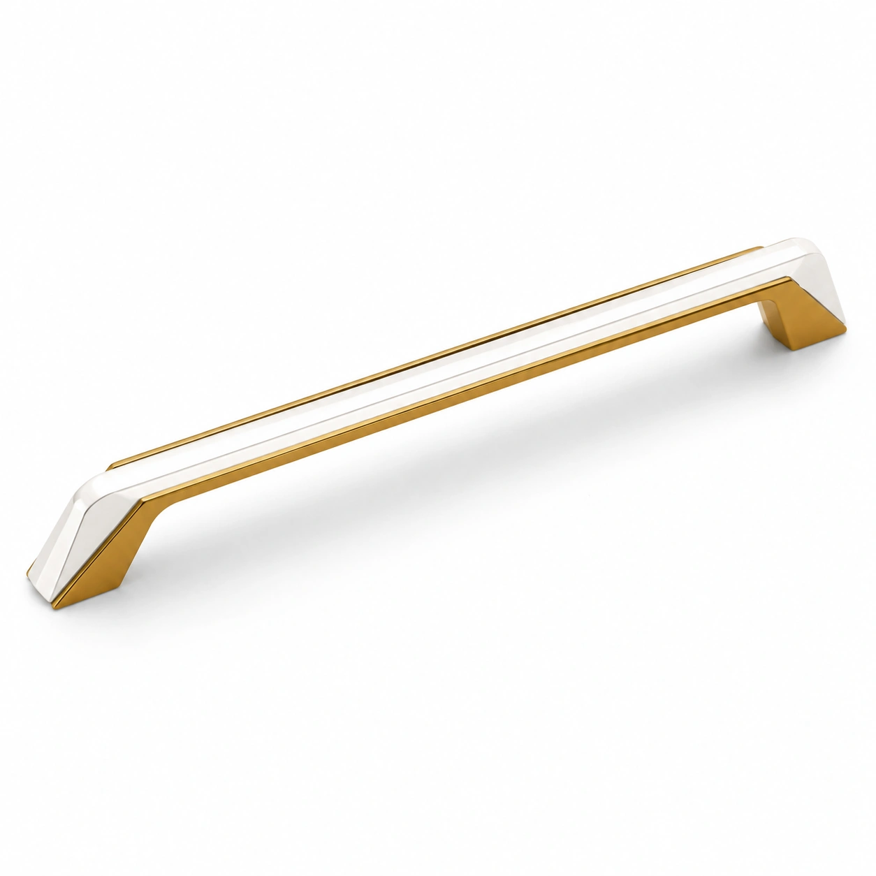 ST-207 Faceted Dual-Tone Cabinet Pull Handle image 5