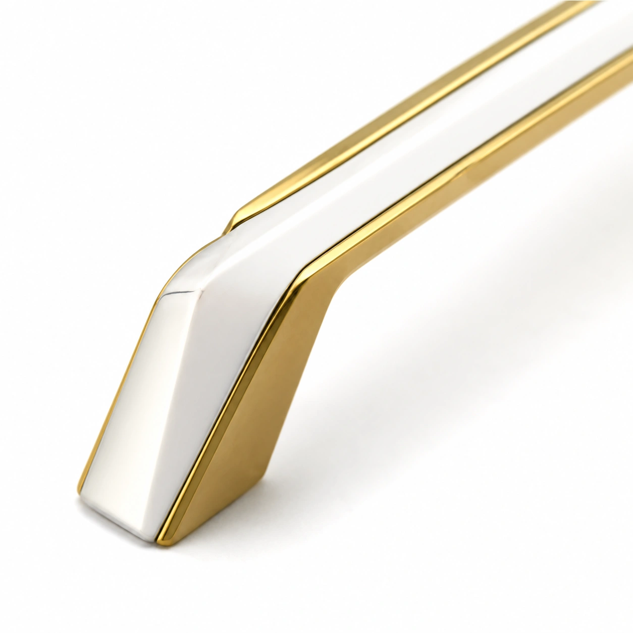 ST-207 Faceted Dual-Tone Cabinet Pull Handle image 6