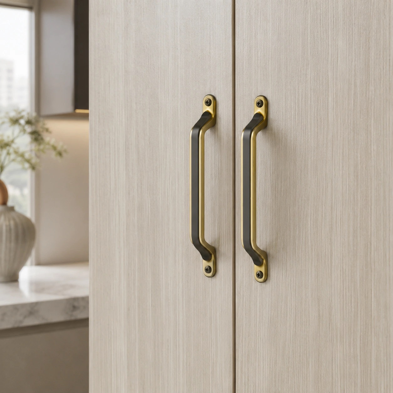 ZH-263 Angular Inlay Cabinet Pull Handle image 4