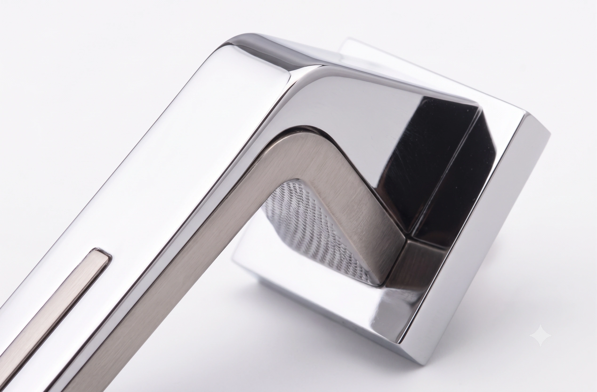 Premium Angular Light-Inlay Mortise Lever Handle - Model 1012 image 2
