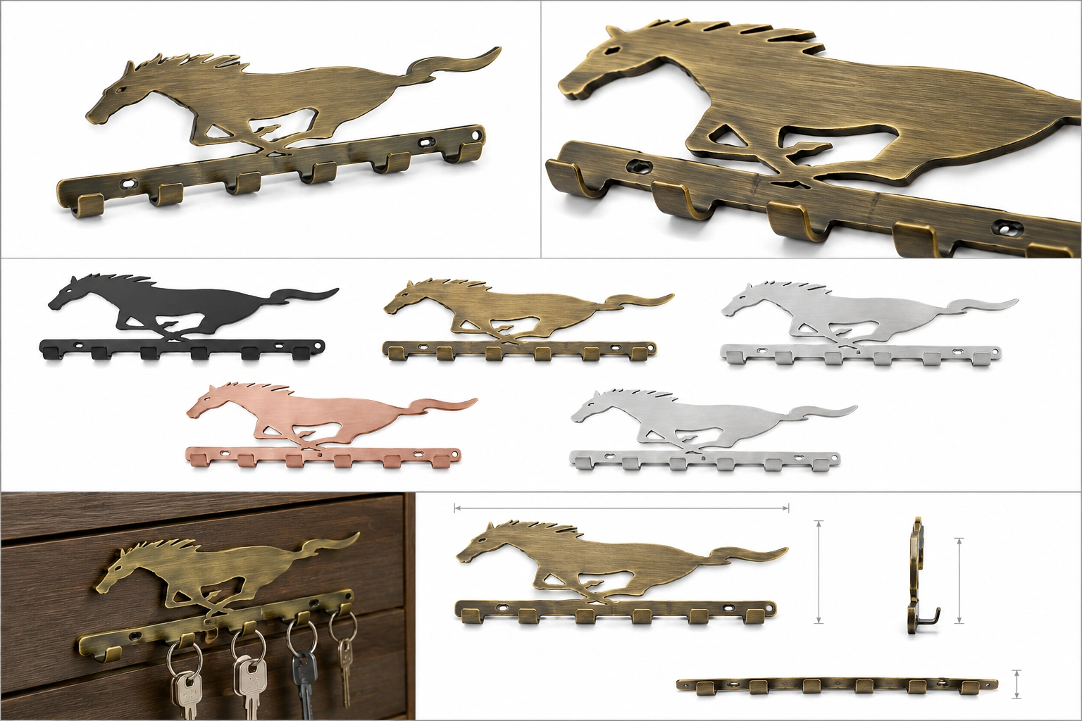 Horse Motif Decorative Cabinet Handle