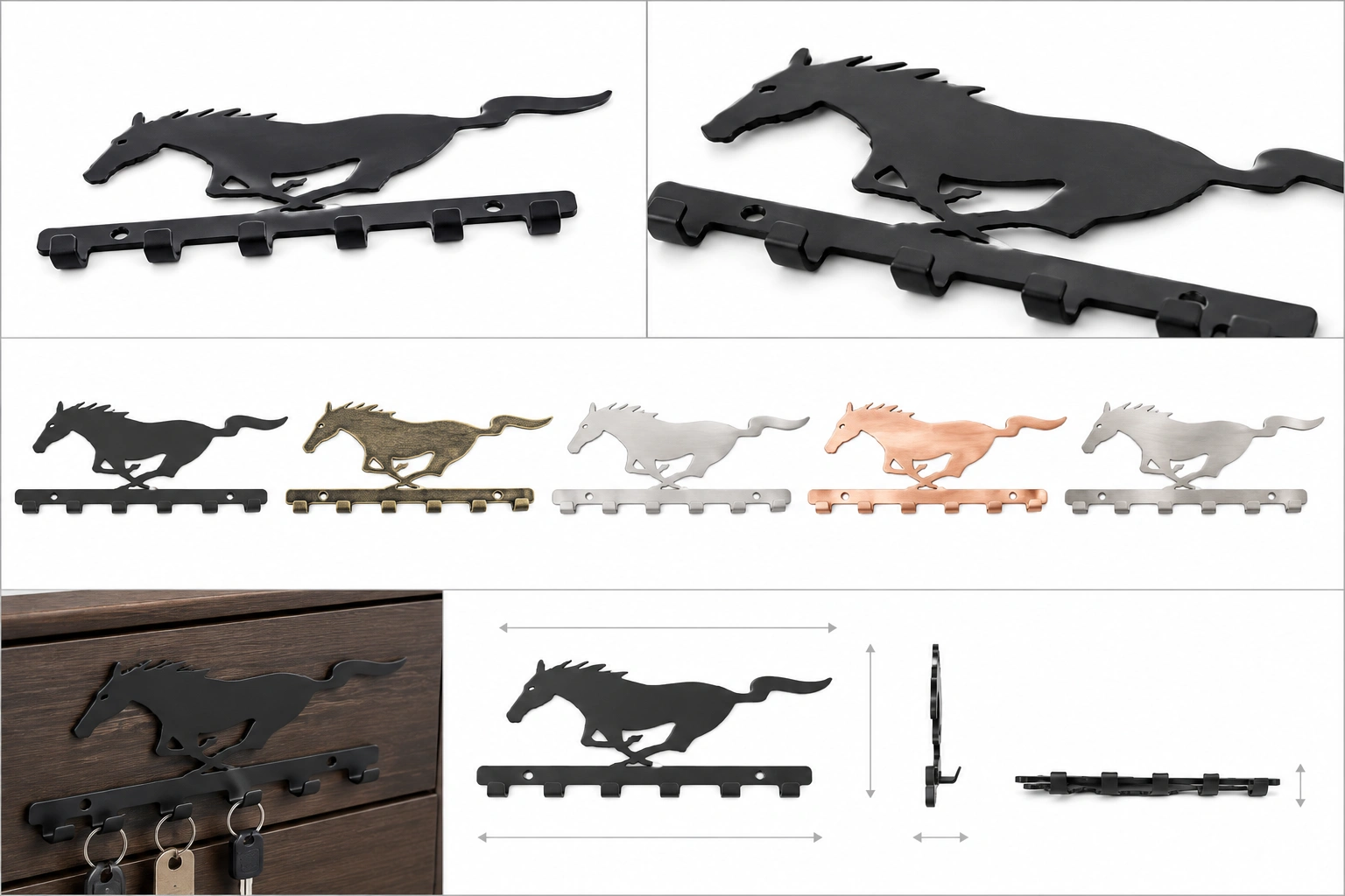 Horse Motif Decorative Cabinet Handle