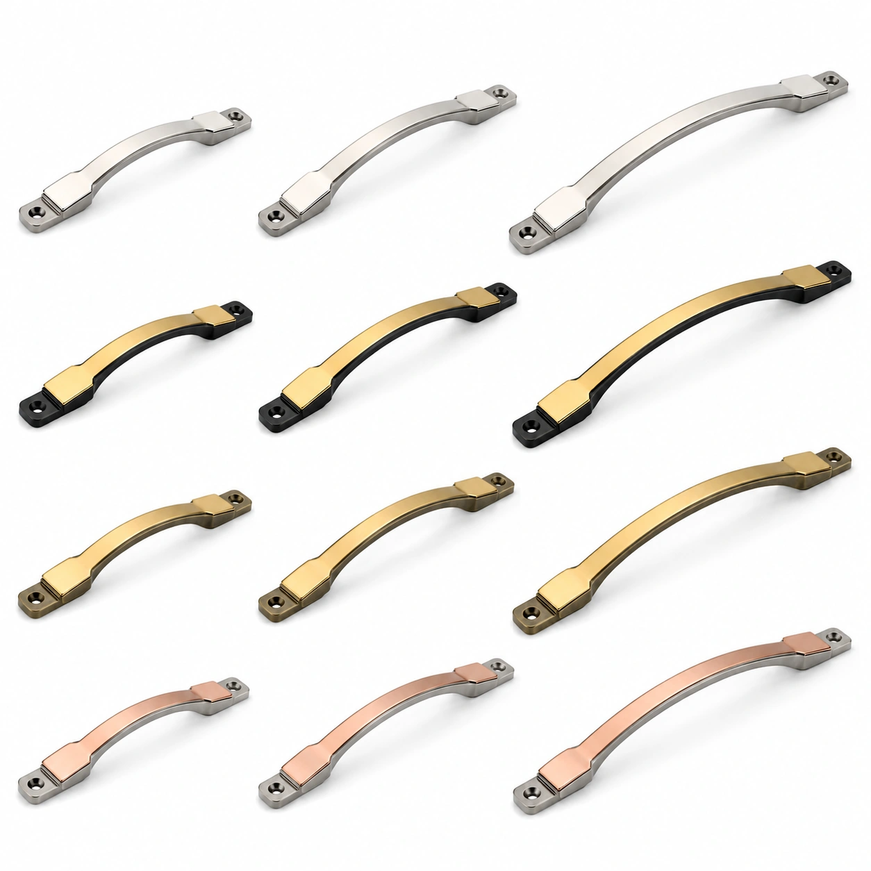 ZH-256 Dual-Tone Designer Cabinet Pull Handle image 3