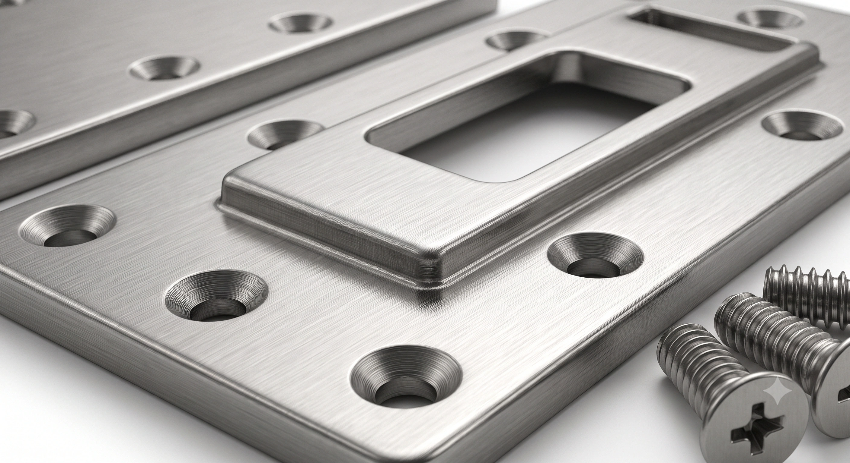 Premium Hinge Stable Screw Repair Plate (MS) for Concealed Cabinet Hinges