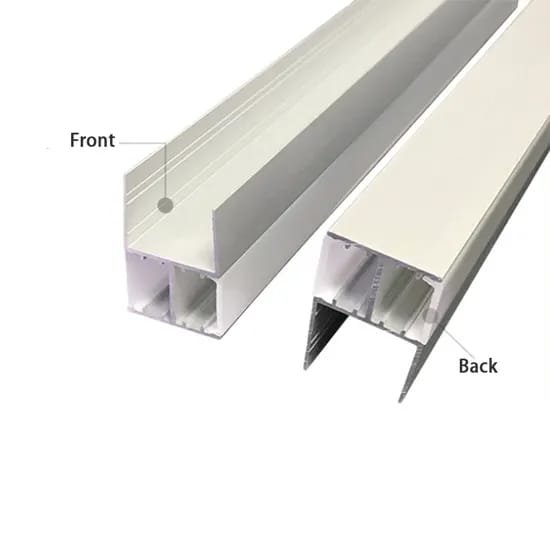 Aluminium Sink Profile 001 with Left & Right Connectors – 10 Foot