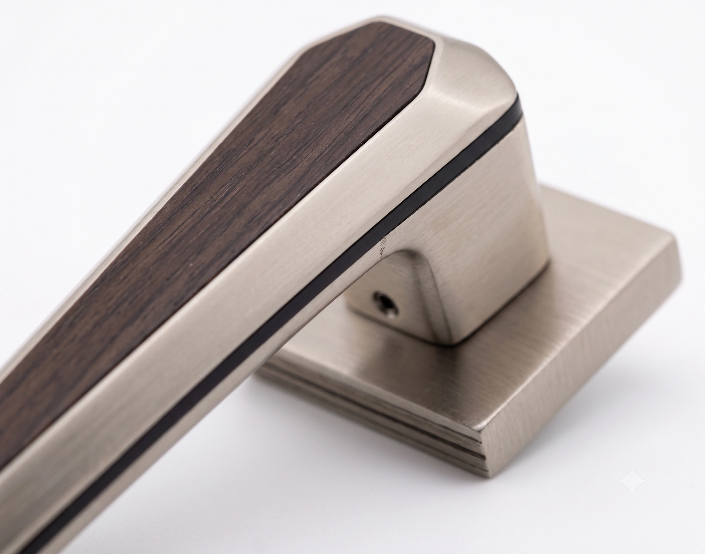 JSSE Elite Faceted Timber-Inlay Mortise Lever Handle image 6