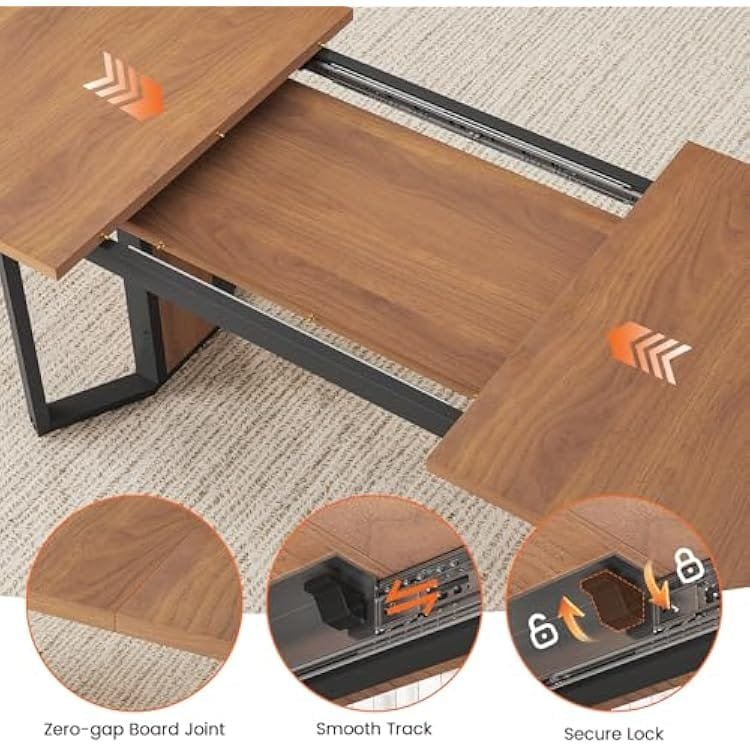 Ball Bearing Table Extension Slide – 800–1000 mm, 50 kg Load Capacity