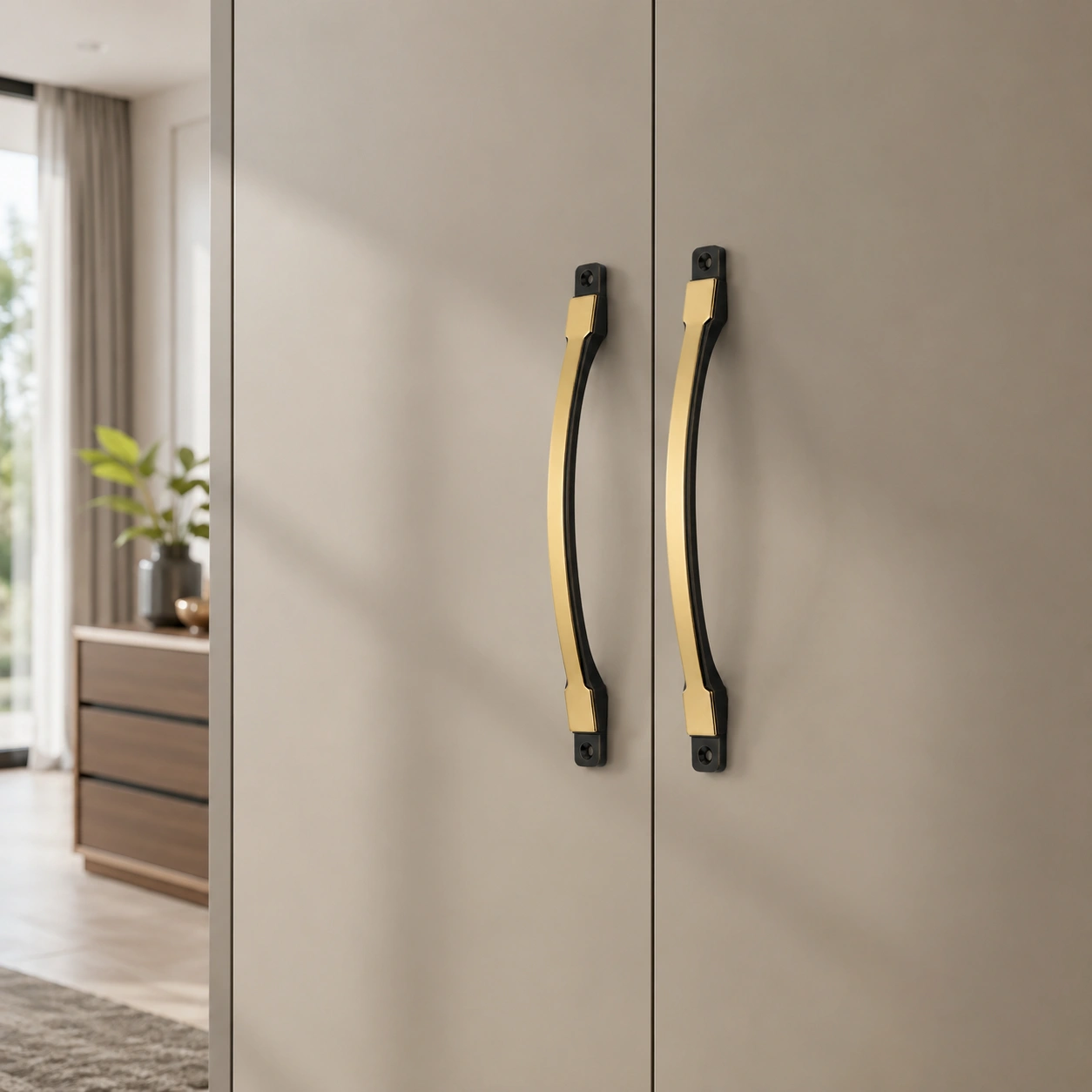 ZH-256 Dual-Tone Designer Cabinet Pull Handle image 4