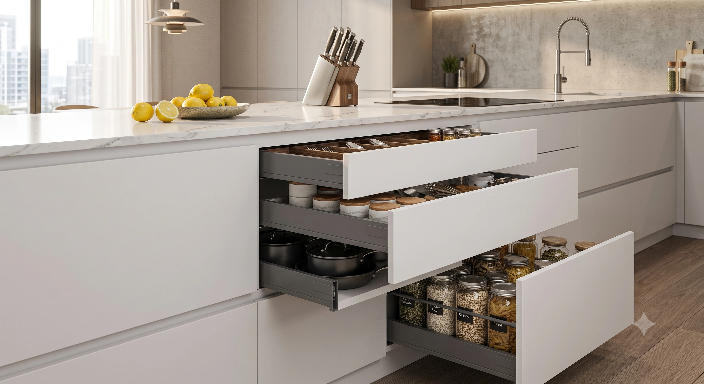 Premium Slim Tandem Smart Box Drawer System (Soft Close)