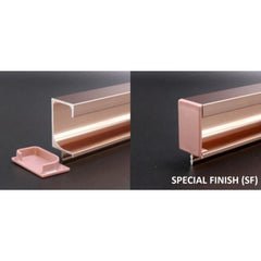 PVC End Caps for G Profiles – Left + Right Pair