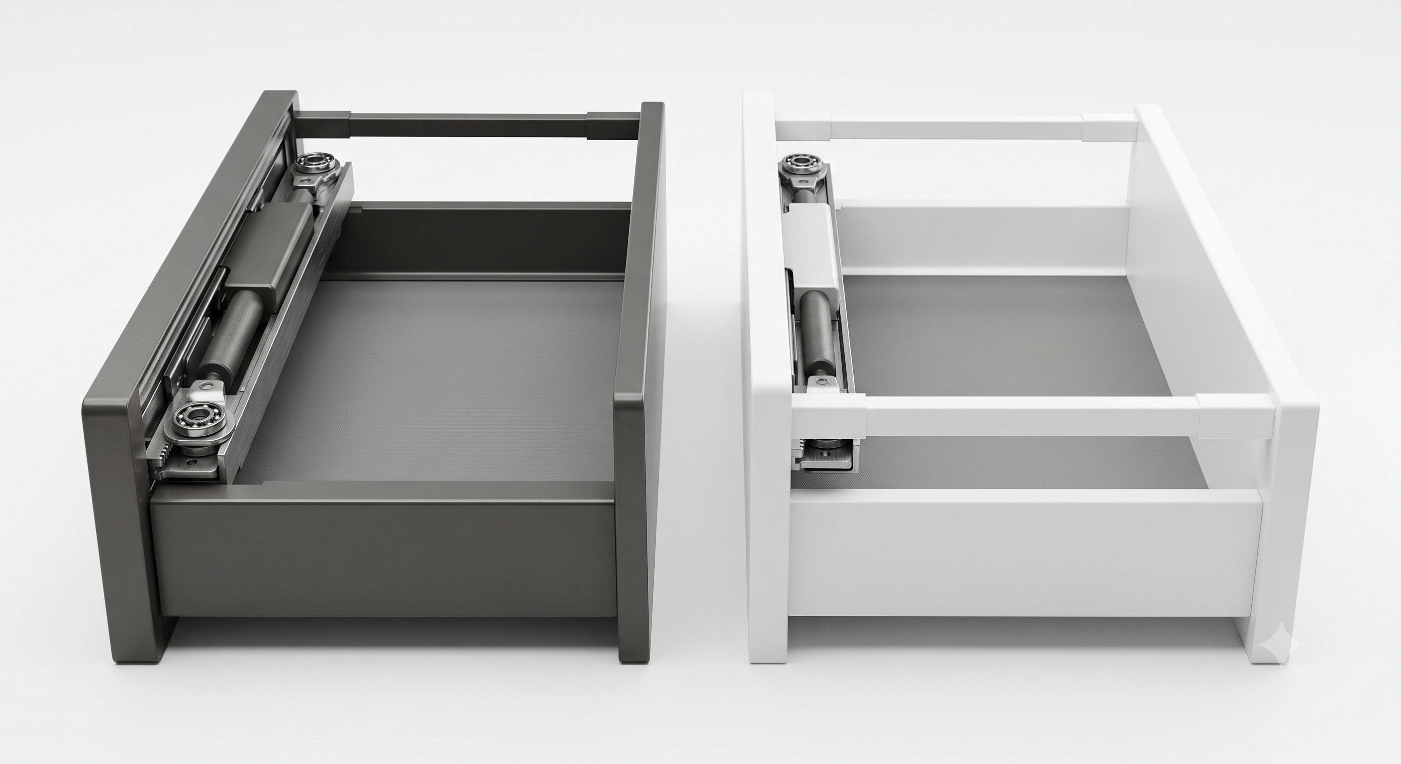 Premium Kitchen Tandem Box Drawer System Without Gallery – Innotech Series (Soft Close)